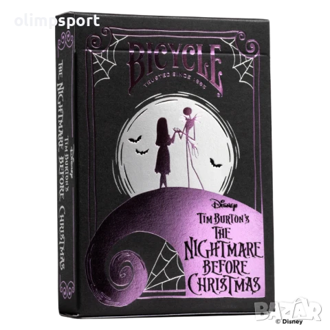 Карти за игра Bicycle Disney Nightmare Before Christmas , снимка 4 - Карти за игра - 51262706
