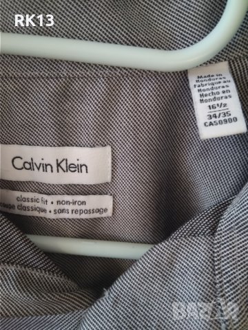 Мъжка риза Calvin Klein,L, снимка 2 - Ризи - 35001534