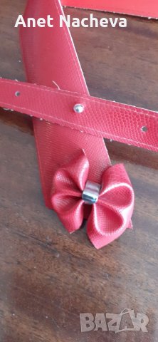 Колан  Червен дамски , снимка 1