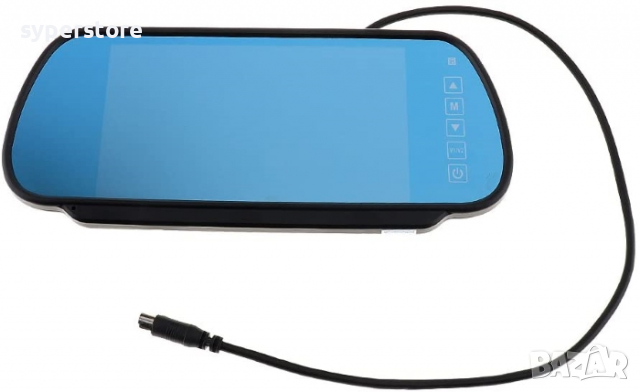 Дисплей Огледало за задно виждане за кола 7" с дистанционно и кабели