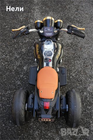 Акумулаторен MOTOR ТУРБО 12V батерия,MP3 плейър, с меки гуми с Кожена седалка, снимка 14 - Детски велосипеди, триколки и коли - 43684087