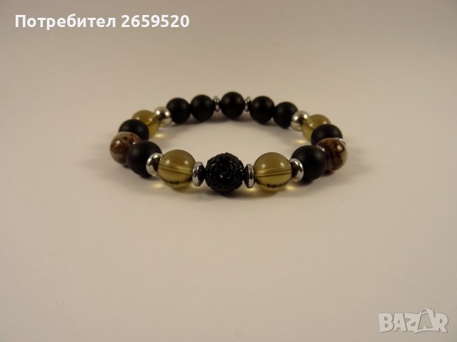 Дамска гривна от естествени камъни, снимка 2 - Гривни - 39578220