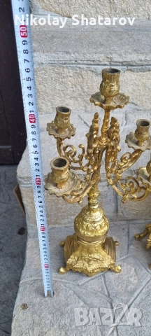 Каминен часовник , снимка 4 - Антикварни и старинни предмети - 51503718