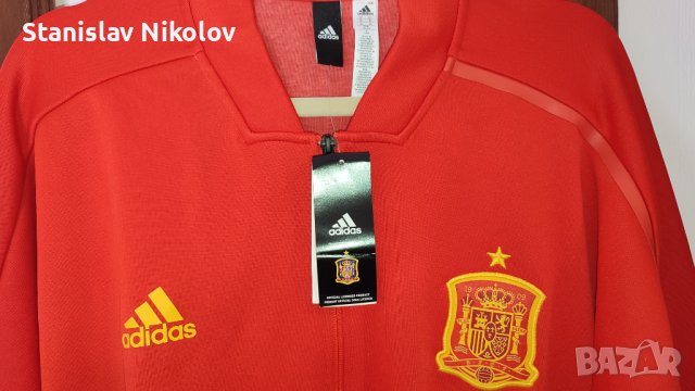 Футболно горнище на Испания (Presentation jacket) 2018-2019, Size XL, снимка 2 - Спортни дрехи, екипи - 43491259