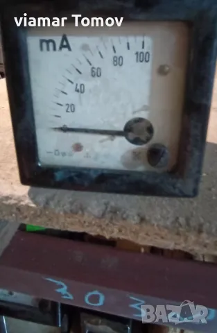 Милиамперметр  100мА, снимка 2 - Други машини и части - 47817484
