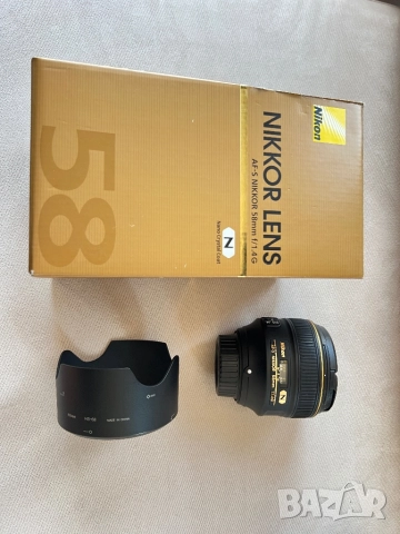 AF-S NIKKOR 58mm f/1.4G обектив DSLR Nikon FX