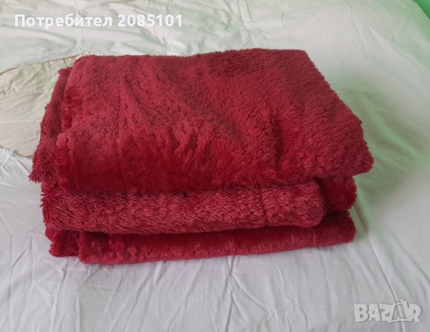 Плюшени покривки за легла, снимка 2 - Спални и легла - 43325515