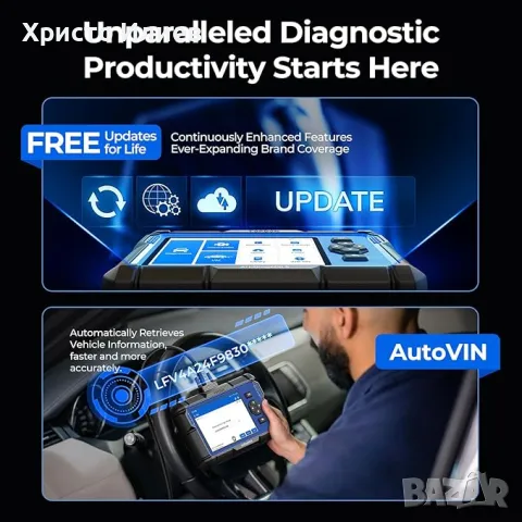 Професионална автодиагностика TOPDON AD600S за диагностика на кола с дисплей, снимка 4 - Аксесоари и консумативи - 47981882