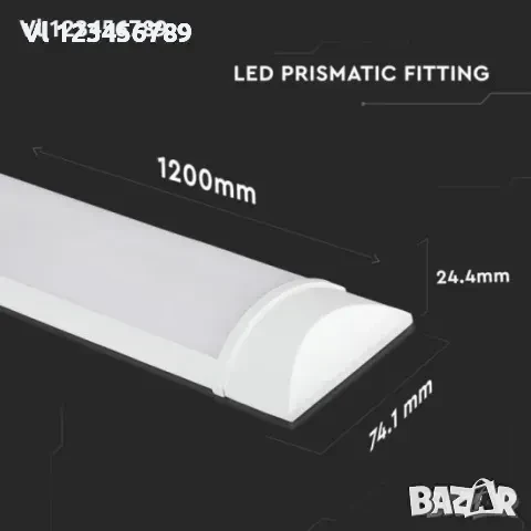 LED /лампа/ линейно тяло 40W 120 СМ, снимка 5 - Лед осветление - 50517596