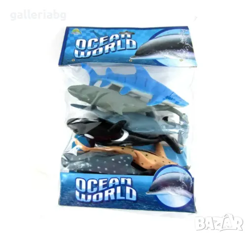 Комплект 6 броя акули
