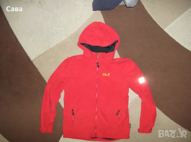 Якета пролет,есен JACK WOLFSKIN  дамски,М  /червено,лилаво/, снимка 2 - Якета - 49831756