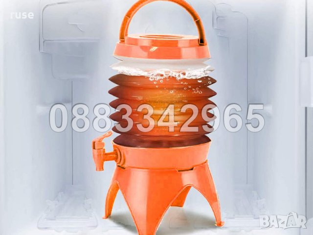 НОВ! Сгъваем диспенсър за вода 3,5L, снимка 5 - Други стоки за дома - 35460601