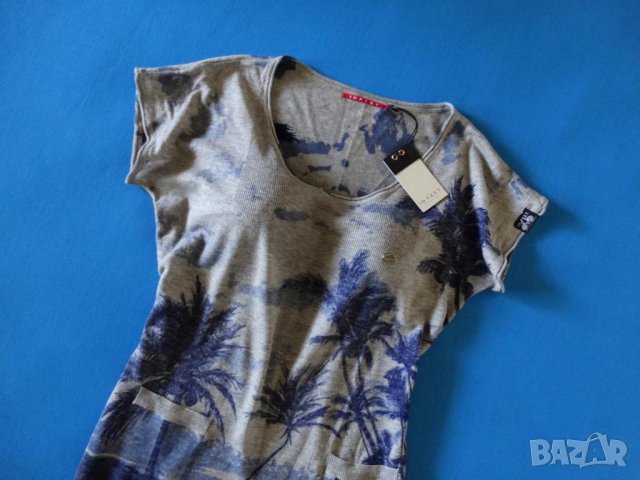 Нова! 10 Feet Amsterdam DESIGN Boutique Thin Knit Dress Silk/Wool Дамска Лятна Рокля Size XS/S, снимка 2 - Рокли - 28956272