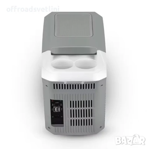 Електрическа хладилна кутия 8L за автомобил, каравна, кемпер, 12V 220V, снимка 2 - Аксесоари и консумативи - 50557124