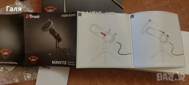 Микрофон Mantis streaming  Trust GXT, снимка 7 - Микрофони - 47326468
