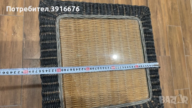 Ратанова маса + стол, снимка 7 - Градински мебели, декорация  - 53479339