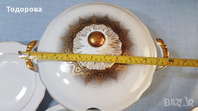 Старинен порцеланов сет за хранене - Бавария , снимка 5 - Антикварни и старинни предмети - 33048893