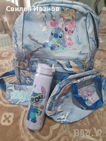 Детски раници на Стич, снимка 2 - Други - 52190260