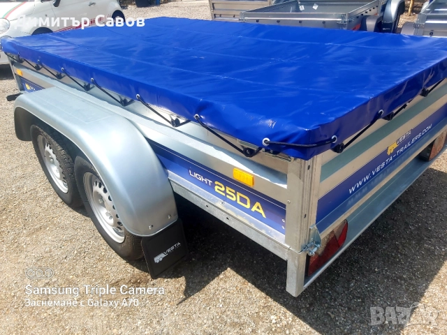 Туристическо ремарке VESTA LIGHT 25DA с плосък брезент, снимка 7 - Ремаркета - 52166177