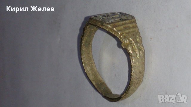 Уникален стар пръстен сачан над стогодишен - 73111, снимка 3 - Пръстени - 28983851