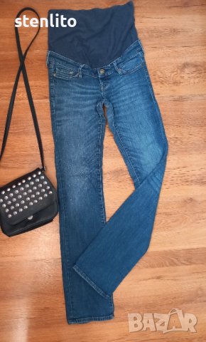 Дънки за бременни H&M MAMA Skinny High Rib размер 36, снимка 2 - Дрехи за бременни - 43786673