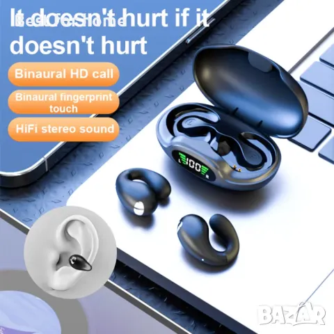 СЛУШАЛКИ YYK-S19 Ultra Open Earbuds, снимка 2 - Bluetooth слушалки - 48456346