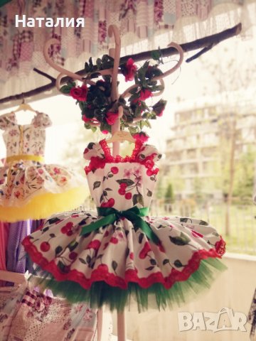 Туту рокля черешки, снимка 1