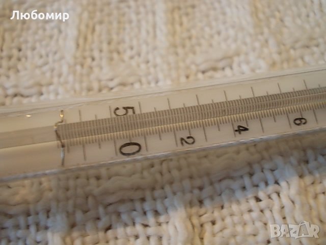 Прецизен термометър от +50 до +100C GDR, снимка 2 - Медицинска апаратура - 28666509