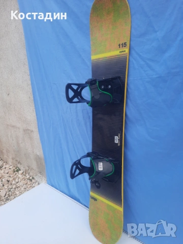 Сноуборд  115см.Elan explore jr с автомати, снимка 5 - Зимни спортове - 53066910