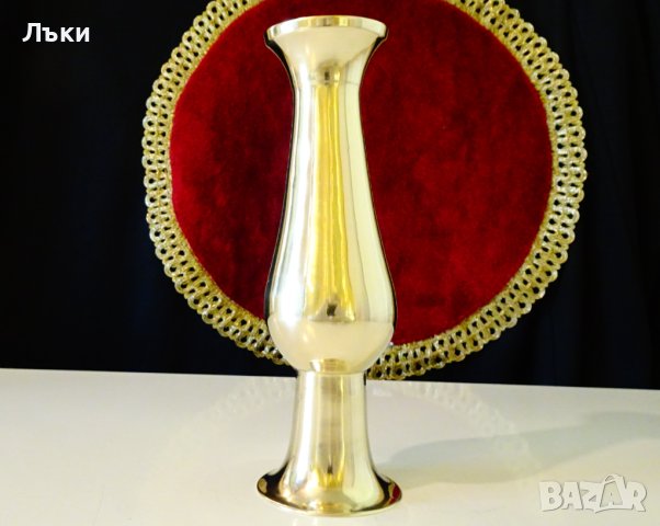 Бронзова ваза,свещник,салфетник. , снимка 5 - Вази - 40799957