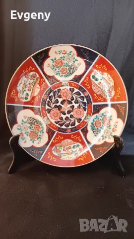 Японска антична керамична плоча 