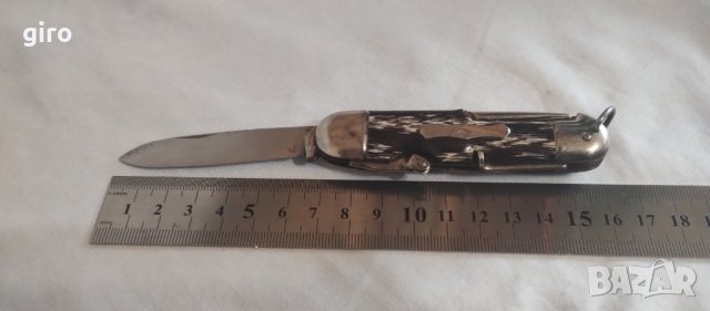 Ретро джобен нож Imperial Kamp King- USA с елмаз за рязане на стъкло, снимка 9 - Ножове - 43602796