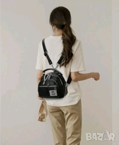 дамска чанта и раница 2 в 1, снимка 2 - Чанти - 43997473