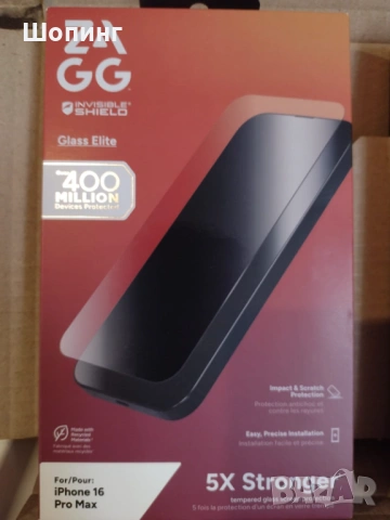 НОВИ! Калъф и протектор за iPhone 16 Pro Max, прозрачен, снимка 2 - Калъфи, кейсове - 53558415