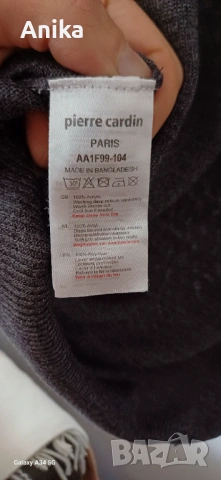 Pierre Cardin Мъжки пуловер M, снимка 5 - Пуловери - 53596709