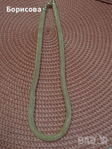 Елегантно сребърно колие , снимка 4 - Колиета, медальони, синджири - 38989948