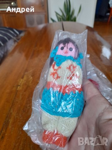 Стара плетена кукла,кукли #3, снимка 2 - Други ценни предмети - 43314776