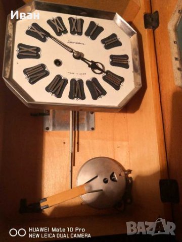 Стенен часовник с махало Jantar, снимка 4 - Антикварни и старинни предмети - 28400092