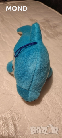 Морско син плюшен делфин, снимка 7 - Плюшени играчки - 52868077