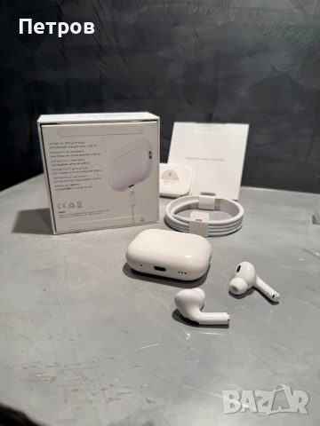 100% оригинални Apple Airpods Pro 2 Type C, снимка 4 - Bluetooth слушалки - 52632647
