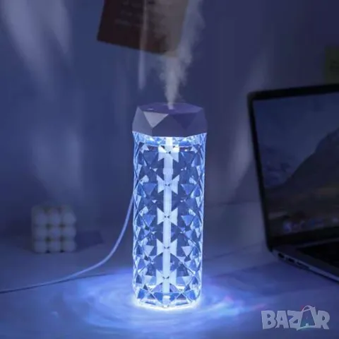 Арома дифузер с нощна лампа 2в1 / Овлажнител на въздух