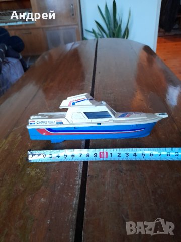 Стара играчка лодка,катер #11, снимка 3 - Други ценни предмети - 43929004
