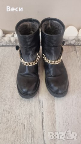 Боти от естествена кожа