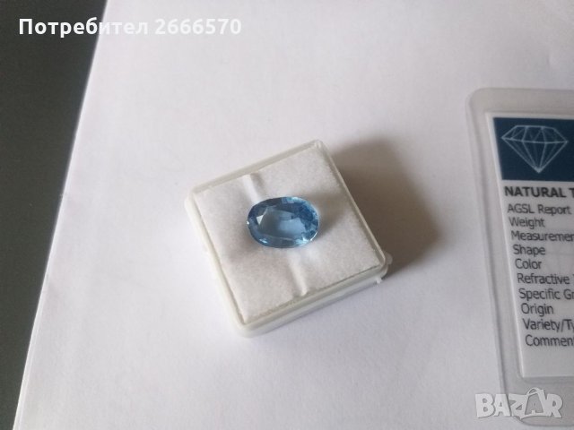 Натурален турмалин със сертификат , рубин диамант сапфир, снимка 3 - Антикварни и старинни предмети - 35358826