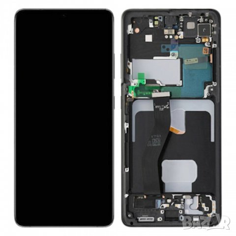 ДИСПЛЕЙ С ТЪЧ СКРИЙН SAMSUNG GALAXY S20 ULTRA SM-G988B BLACK GH82-26033A ОРИГИНАЛЕН SERVICE PACK