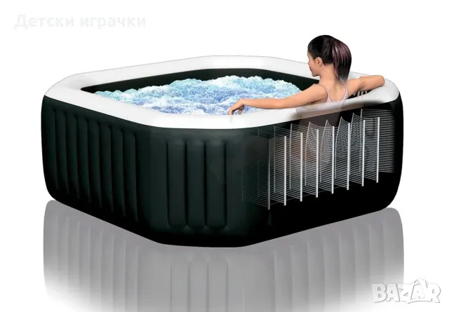 Джакузи Intex PureSpa Jet Bubble, 4 места, 201 х 71 см, 120 струи, LED дисплей и Wi-Fi управление, снимка 13 - Други - 49899528