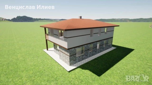 Уникален имот с готов проект за къща за гости – с. Долно Драглище, снимка 7 - Къщи - 51812950