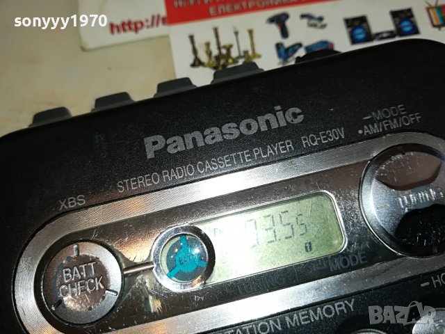 PANASONIC RQ-E30V WALKAN REVERSE DECK/RADIO 0811221132, снимка 9 - Радиокасетофони, транзистори - 38599880