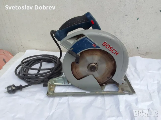 мощен професионален ръчен циркуляр Бош, Bosch GKS 85,,,2200w, снимка 2 - Други инструменти - 47827476