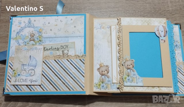Бебешко  албумче за снимки, снимка 16 - Ръчно изработени сувенири - 39398017